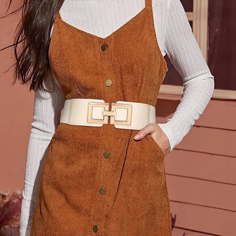 Wide Fashion Belt Elastic Band